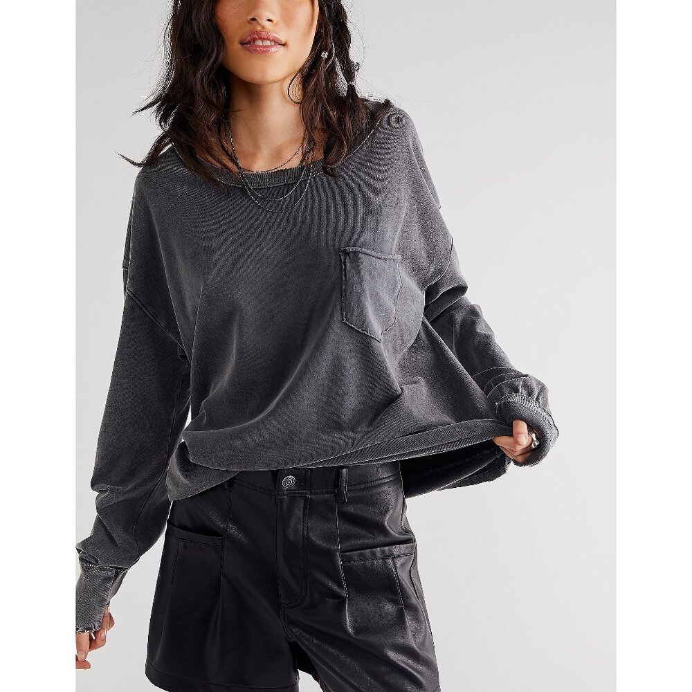 FREE PEOPLE Fade Into You Tee / Metal Stiletto